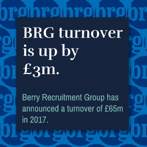 BRG turnover is up by £3m
