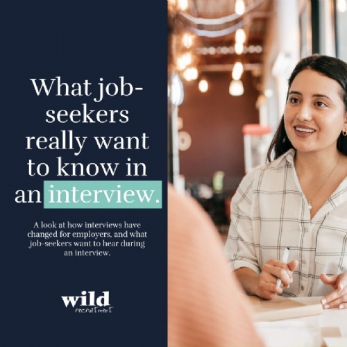 What job-seekers want to know in an interview